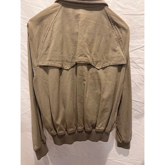 VTG Polo Ralph Lauren Jacket Harrington Wool Blend Collar Cuffs 90s M - Picture 2 of 7